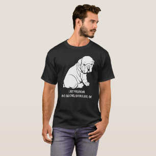 Camiseta inglesa vieja del bulldog, amor freaking