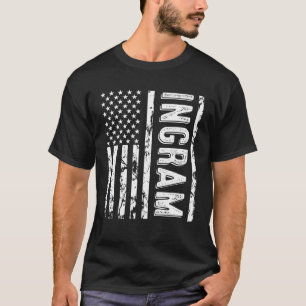 Camiseta Ingram Apellido Funny Apellido Equipo Familia Ingr