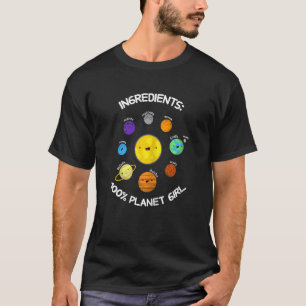 Camiseta Ingrediente femenino 100 Planetas chica Tierra Pl