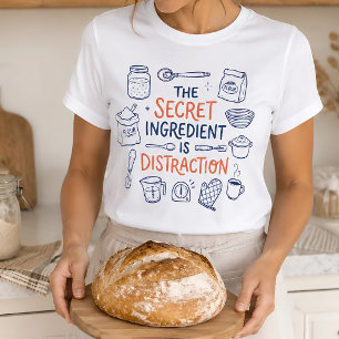Camiseta Ingrediente Secreto de Repostería Divertida Distra