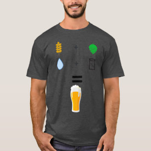 Camiseta Ingredientes para la elaboración de cerveza T