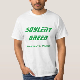 Camiseta Ingredientes verdes de Soylent