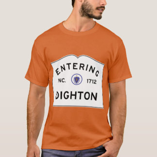 Camiseta Ingresando a Dighton Massachusetts Commonwealth of