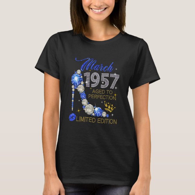 Camiseta Ingresando a mi cumpleaños número 65 (Anverso)