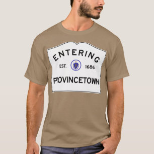 Camiseta Ingresando a Provincetown Massachusetts Commonweal