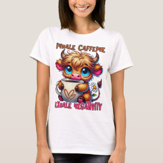 Camiseta Inhala cafeína exhala negatividad