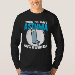 Camiseta Inhalador Respiratorio Asma Alergia La Vida Es Un