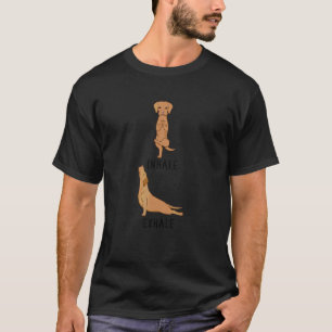 Camiseta Inhalar Exhalar Vizsla Perro Yoga