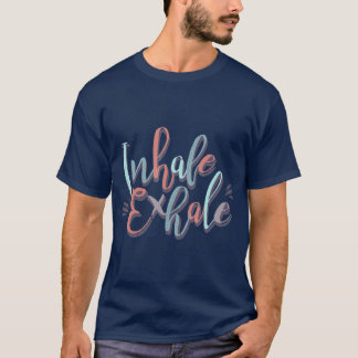 Camiseta Inhale Exhale Yoga Quote Fitness