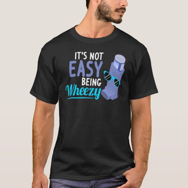 Camiseta Inhaler Copd Warrior Wheezy Asthma Awareness for A (Anverso)