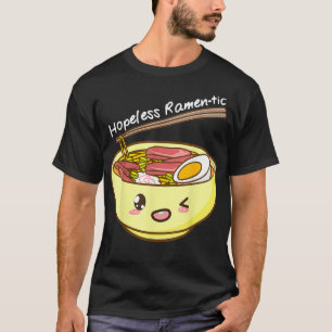 Camiseta Inhóspemente Ramentic Kawaii Bowl de Ramen y Chops