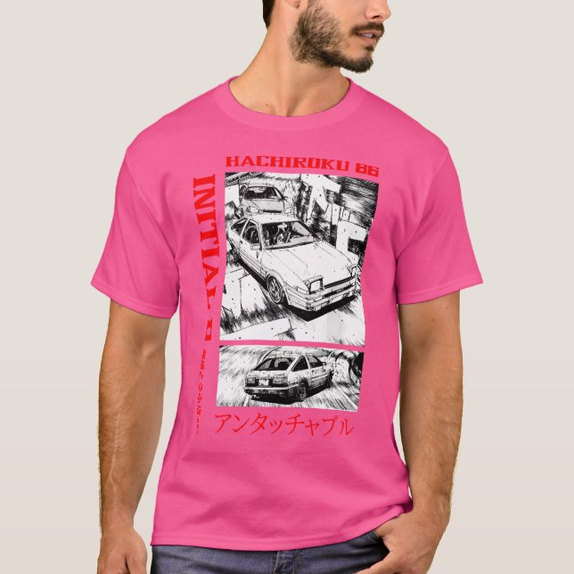 Camiseta Inicial D Hachiroku 86 (Anverso)