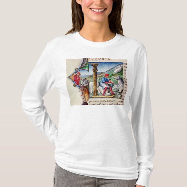 Camiseta Inicial 'L de Historiated (Anverso)