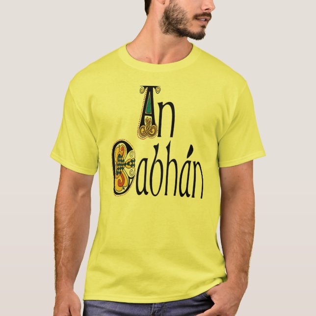 Camiseta Iniciales de Cavan del condado (gaélico) Kells (Anverso)
