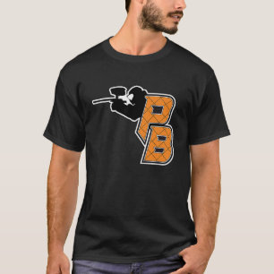Camiseta Iniciales de perfil de bola de pintura Hombres y M