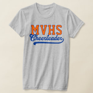Camiseta Iníciales personalizadas de 4 letras de escuela se