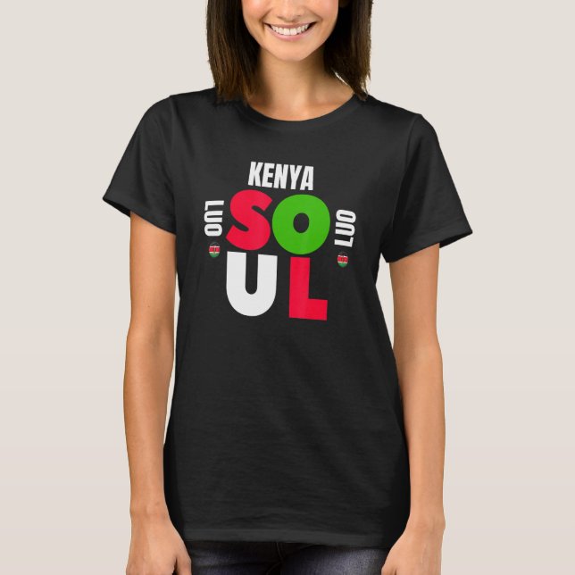 Camiseta Iniciativa de Ancesto del Grupo Étnico Soul Luo de (Anverso)