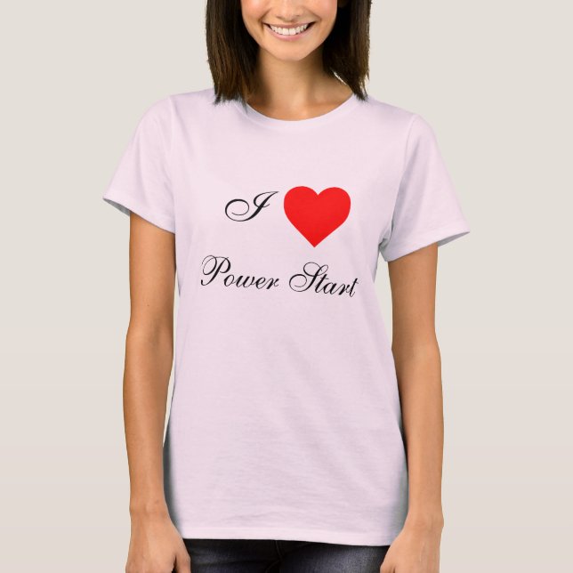 Camiseta Inicio de energía del corazón (Anverso)