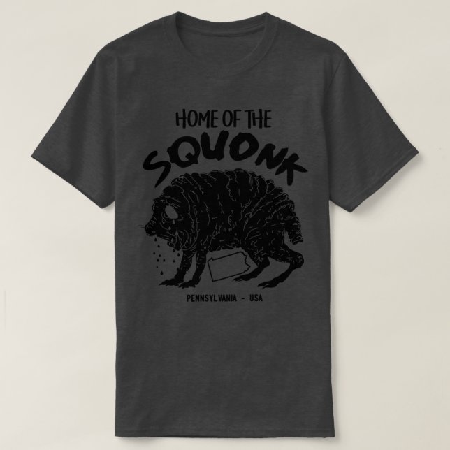 Camiseta Inicio del Criptid de Squonk (Diseño del anverso)