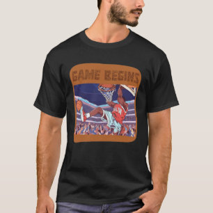 Camiseta inicio del juego de baloncesto slam dunk