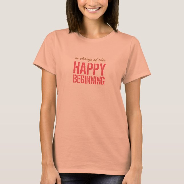 Camiseta Inicio feliz (Anverso)