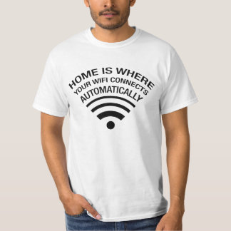 Camiseta Inicio is where your wifi connects automatically