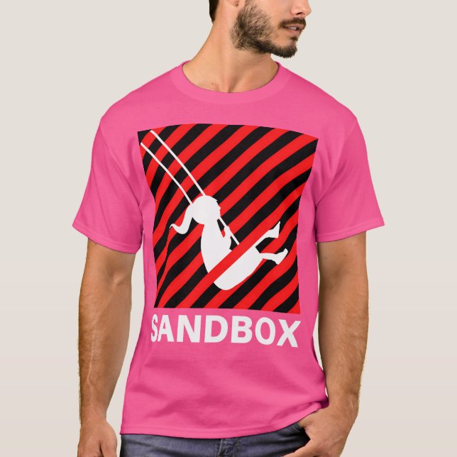Camiseta Inicio - Logo de Sandbox (versión negra) (Anverso)