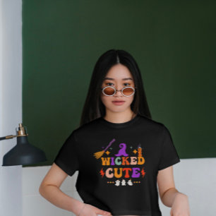 Camiseta inicuo y colorido Halloween