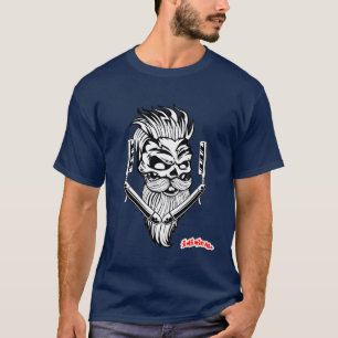 Camiseta Inimical Barber Skull