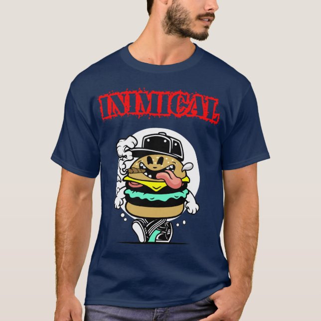 Camiseta  Inimical Burger Boi  (Anverso)