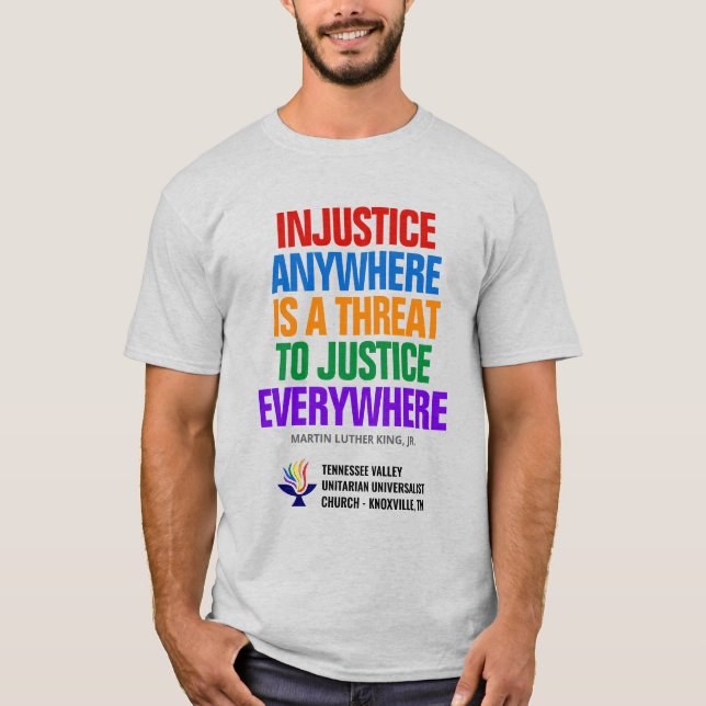 Camiseta Injusticia/justicia (Anverso)