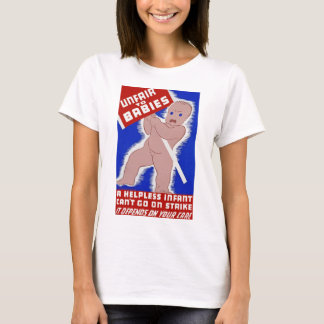 Camiseta Injusto para los bebés