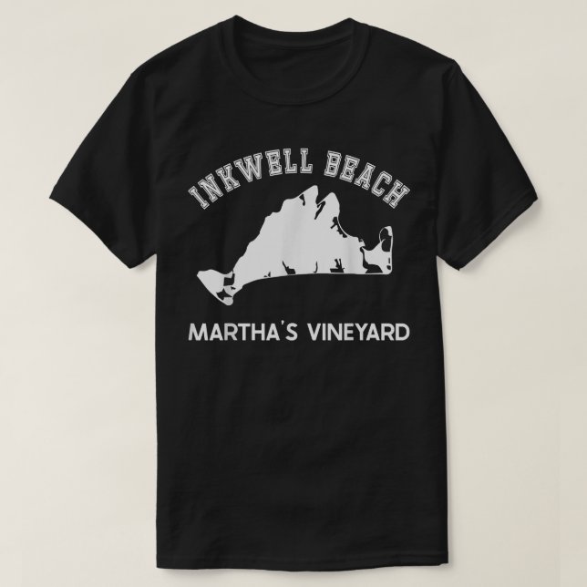 Camiseta Inkwell Beach, Oak Bluffs, Martha's Vineyard, MAMÁ (Diseño del anverso)