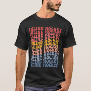 Camiseta Inline Hockey Groovy Retro Deportes
