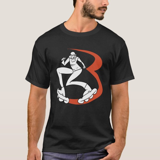 Camiseta Inline Skating Skater Rollerblading (Anverso)