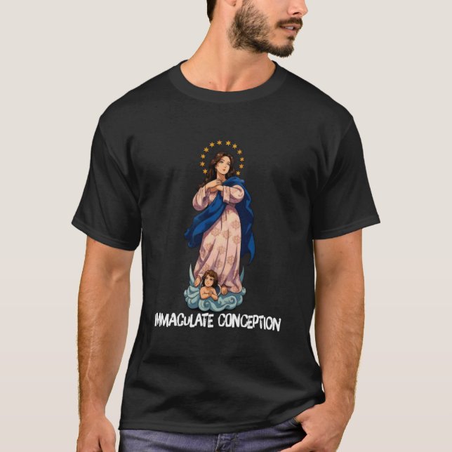 Camiseta Inmaculada Concepción María Breviario Tradicional  (Anverso)