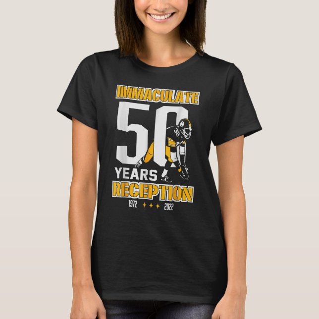Camiseta Inmaculado 50 años Recepción Pittsburgh Hombres Ni (Anverso)