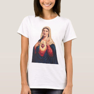 Camiseta Inmaculado Corazón de Virgen María