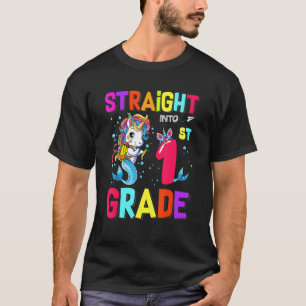 Camiseta Inmediatamente En 1er Grado De Floración Unicornio