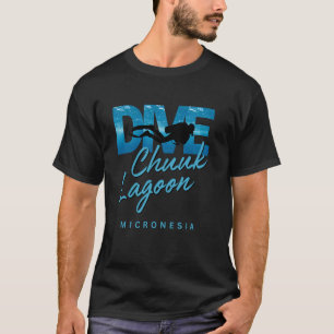 Camiseta Inmersión Increíble Laguna Chuuk Micronesia Buceo
