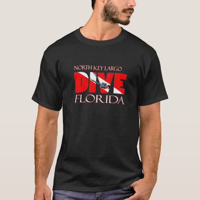 Camiseta Inmersión Increíble North Key Largo Florida Buceo  (Anverso)