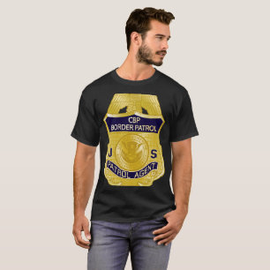 Camiseta Inmigración con distintivo de patrulla fronteriza 