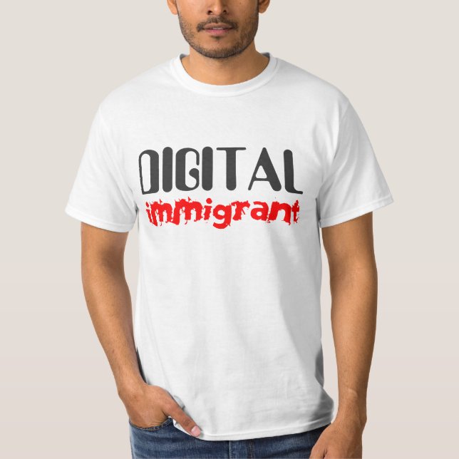 Camiseta inmigrante de Digitaces (Anverso)