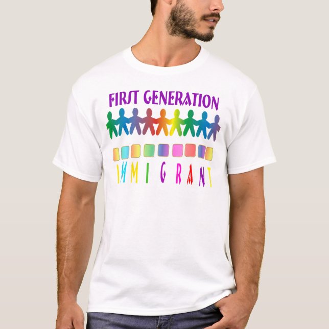 Camiseta Inmigrante de la primera generación (Anverso)