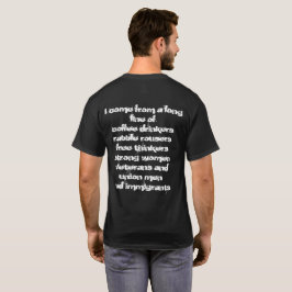 Camiseta inmigrante patriótica con diseño de la