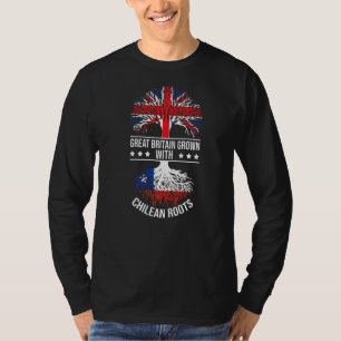 Camiseta Inmigrantes chilenos en el Ancestrado de Gran Bret