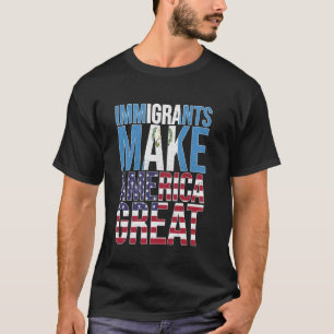 Camiseta Inmigrantes guatemaltecos hacen genial a América G
