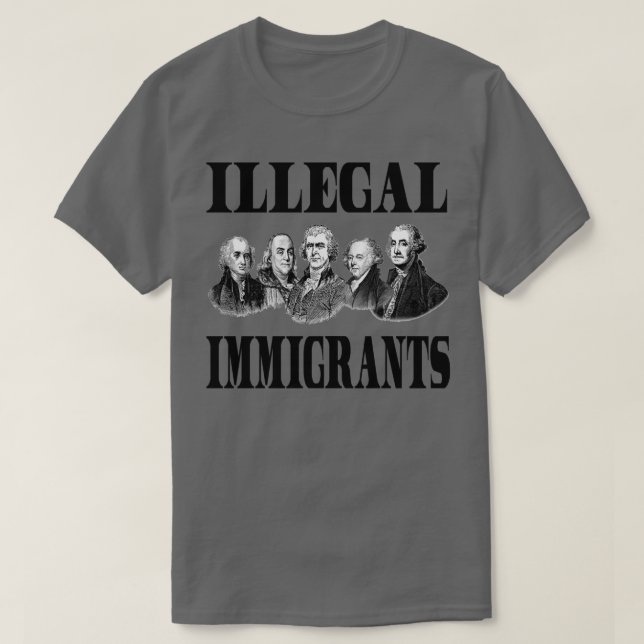 Camiseta Inmigrantes ilegales (Diseño del anverso)