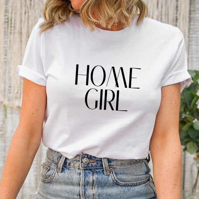 Camiseta inmobiliaria de Chica en casa (Home Girl Real Estate Tshirt)