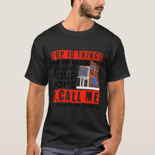 Camiseta Inmobiliaria Top10 Cosas Que Hacer Al Vender Tu Ho